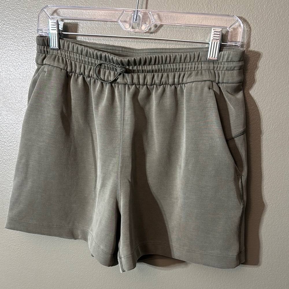 Lululemon Softstreme High Waist Shorts - Olive Green